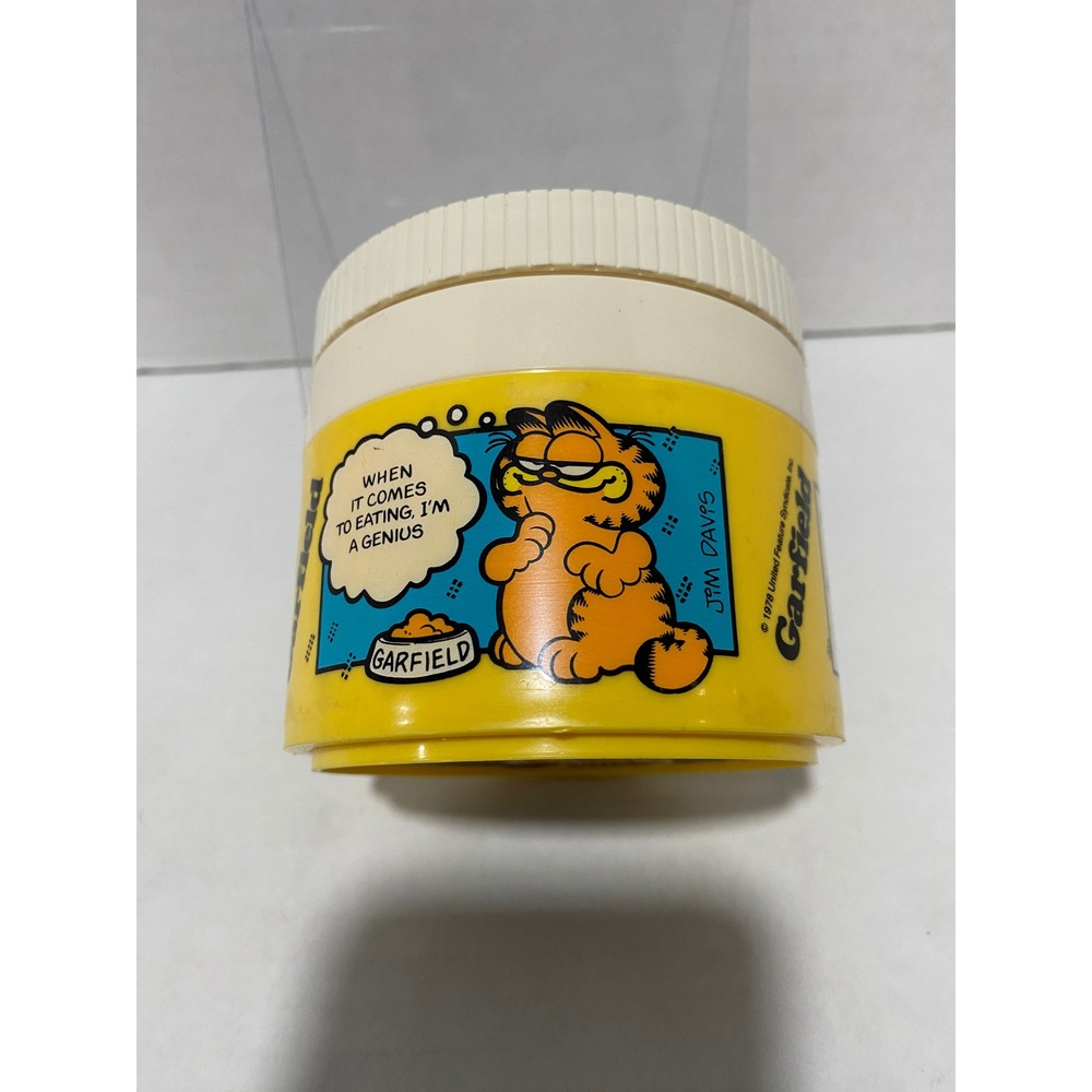 Thermos Snak Jar Garfield Insulated Container Yellow 8oz